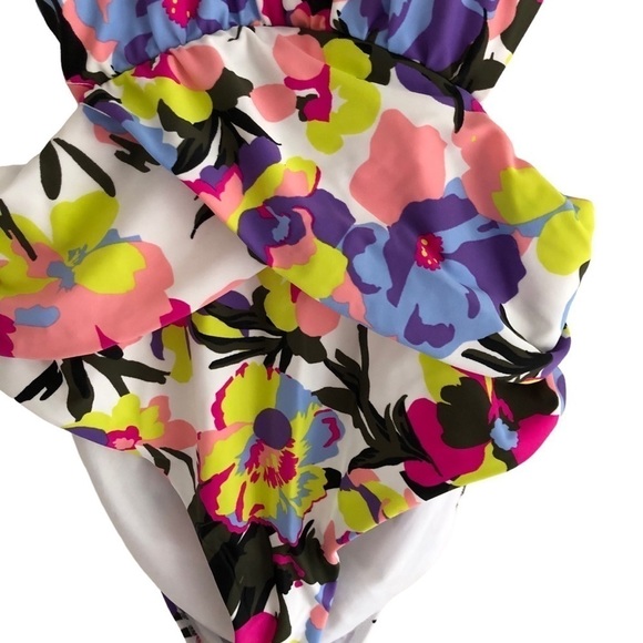 Bar III NWT One Piece Paradise Garden Monokini Size XL - Picture 6 of 14